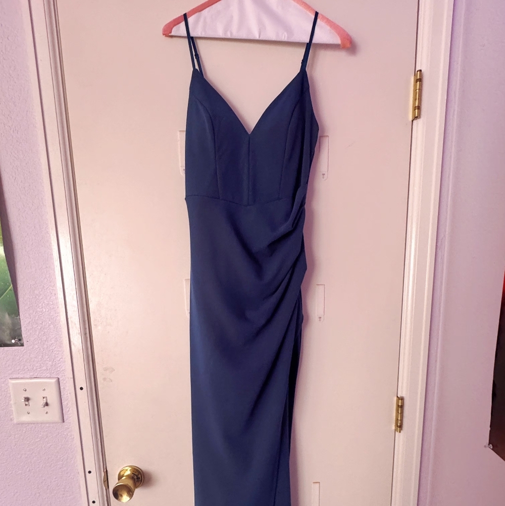 Elegant Blue Evening Gown